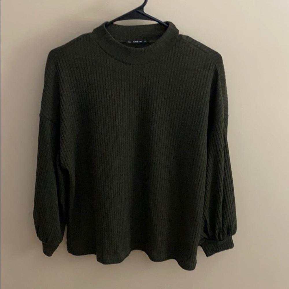 Evergreen long sleeve sweater
